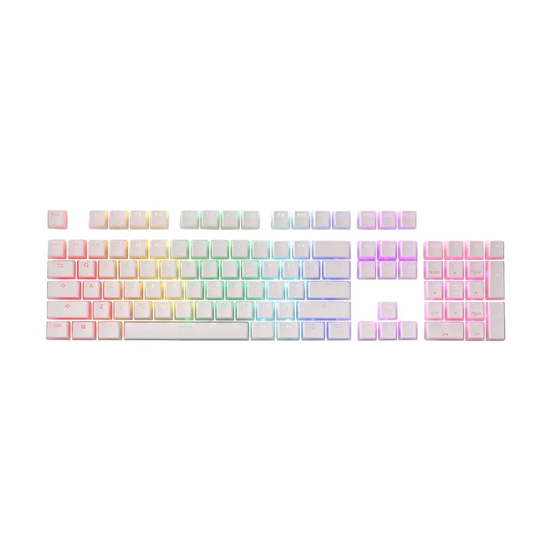 Redragon A130 Pudding 104 Keys Standard Doubleshot PBT Keycap Set White Redragon A130 Pudding 104 Keys Standard Doubleshot PBT Keycap Set White